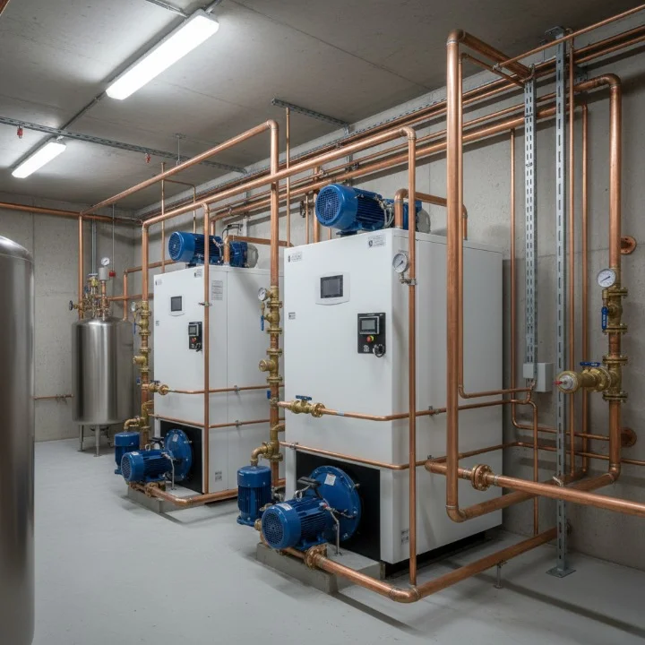 Industrial Copper Piping Project 1