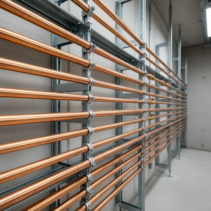 Industrial Copper Piping Project 3
