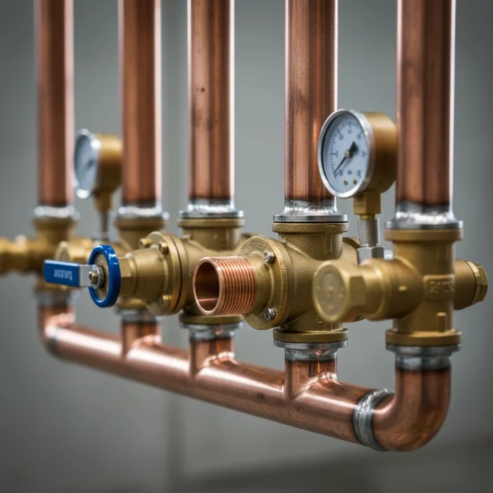 Industrial Copper Piping Project 4