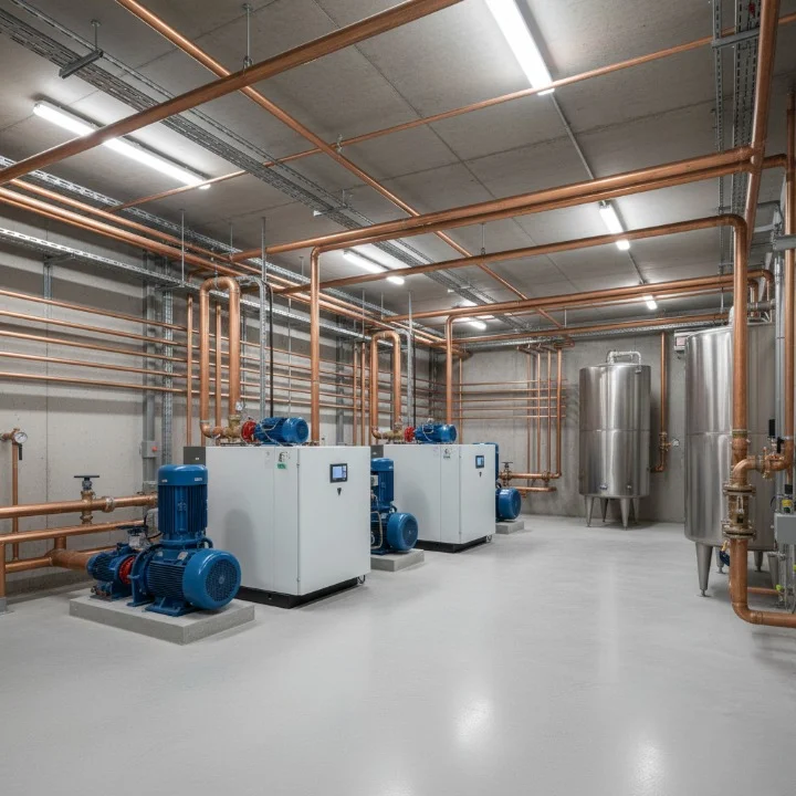 Industrial Copper Piping Project 6