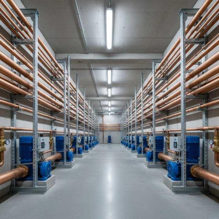 Industrial Copper Piping Project 7