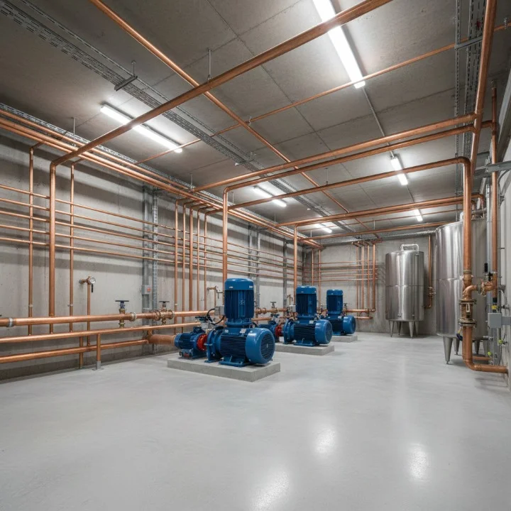 Industrial Copper Piping Project 8