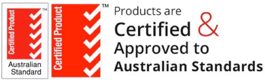 Certified Approved to Australian Strandards